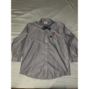 L.L. Bean Traditional Fit Men’s 17-33 Gray Long Sleeve Brand New Cotton Shirt